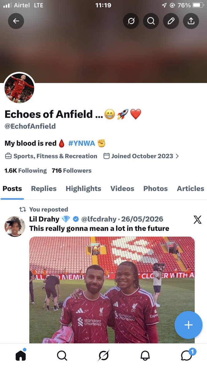 EchofAnfield's tweet photo. @exknighttx I’m selling right now https://t.co/zzcdPSEfQj