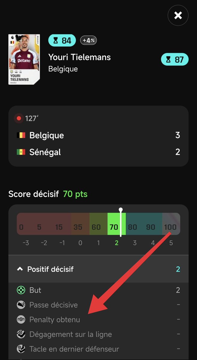 Angeeeeers's tweet photo. @sorarebreizh Et certains joueurs qui n'ont pas les bonus .. la faute était sur lui dans la surface, bizarre 🤔 https://t.co/tRpDQ8JzG8