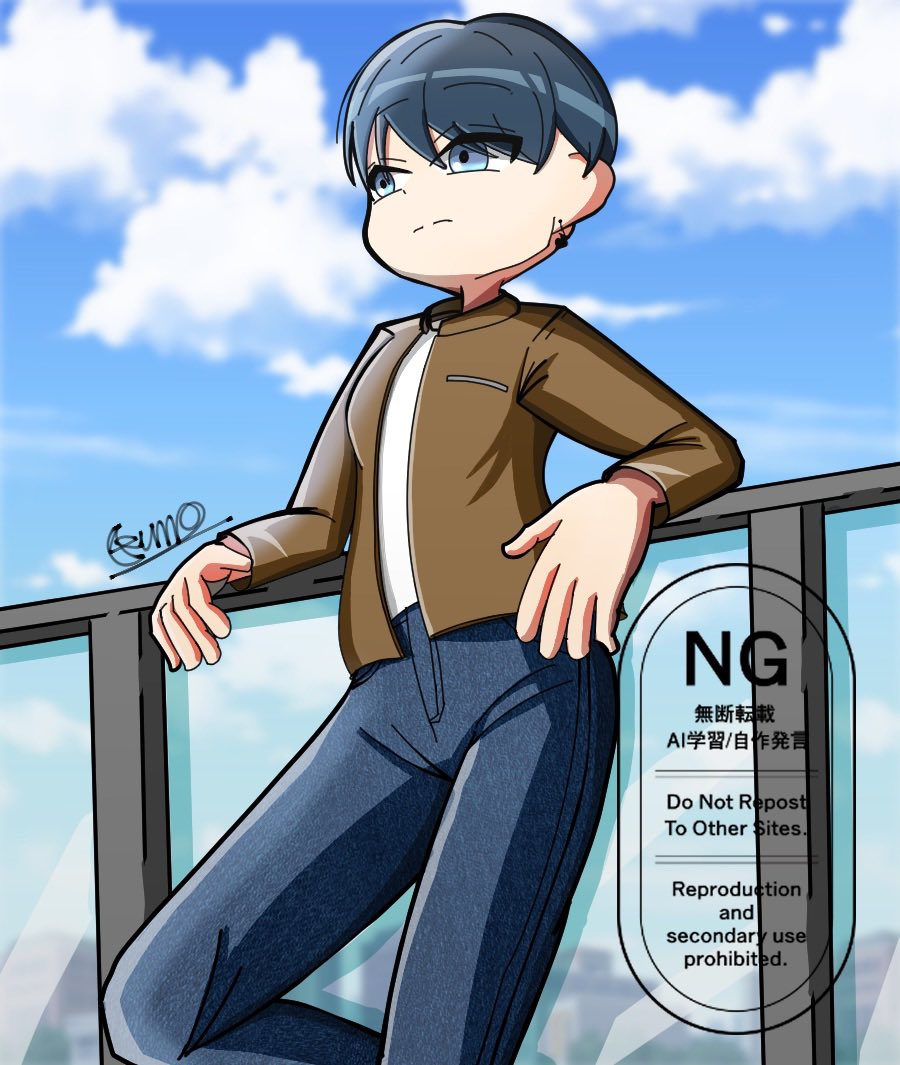 Kumo_tukimura's tweet photo. 考え事
#イラスト https://t.co/6zDgAclYKw