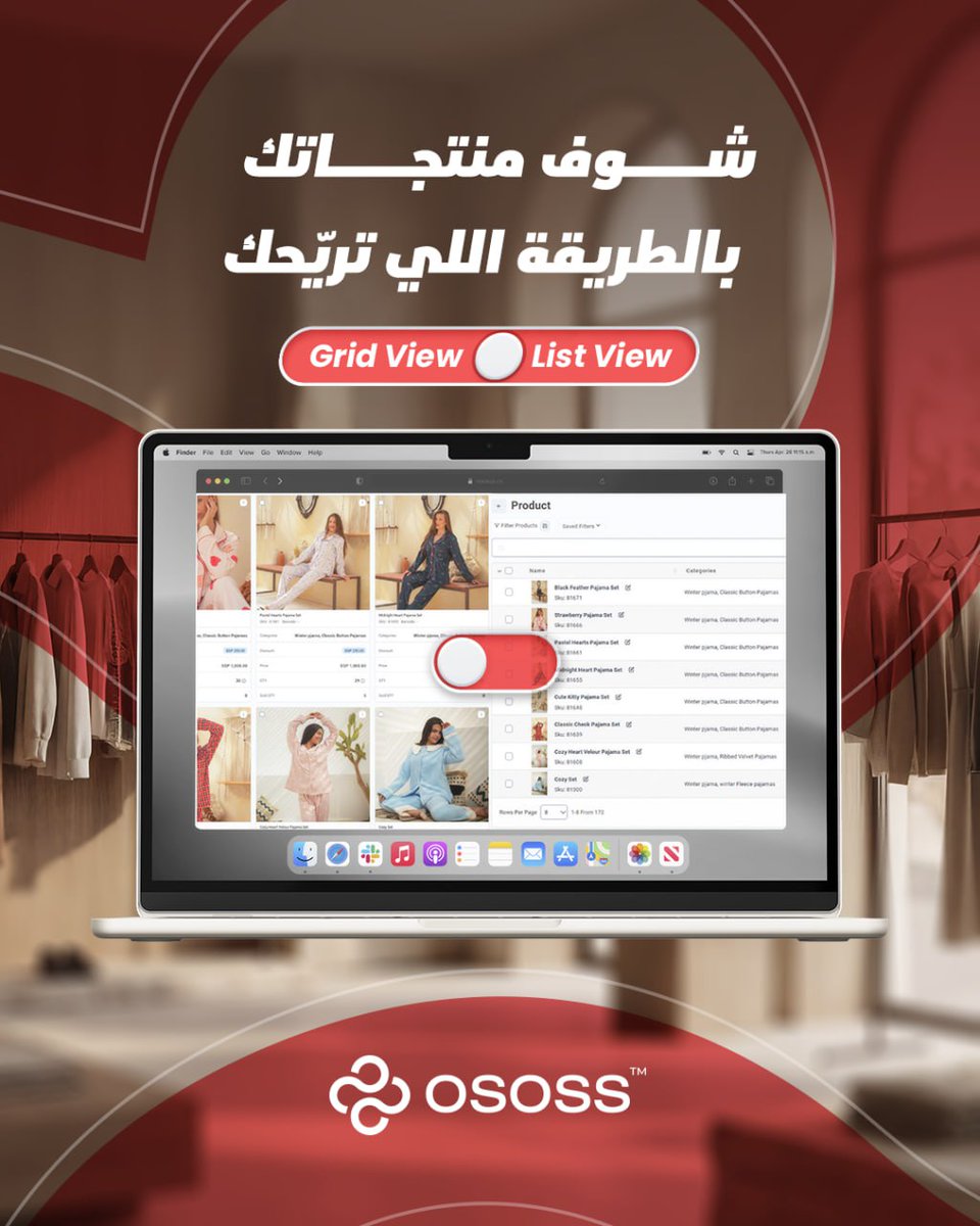 osossplatform's tweet photo. تدري انك تقدر تفصّل طريقة عرض مُنتجاتك في داشبورد المتجر الالكتروني الخاص فيك؟
سواء كنت تحب تشوف المنتجات تحت بعض as a list أو تحب تشوف صور المُنتجات مسيطرة as a grid؛ الحين تقدر تحدد اللي تبيه بكل سهولة من الداشبورد الخاصة فيك في OSOSS.

✔ تقدر تعرض .....

يتبع! https://t.co/wzhEJbGA0y