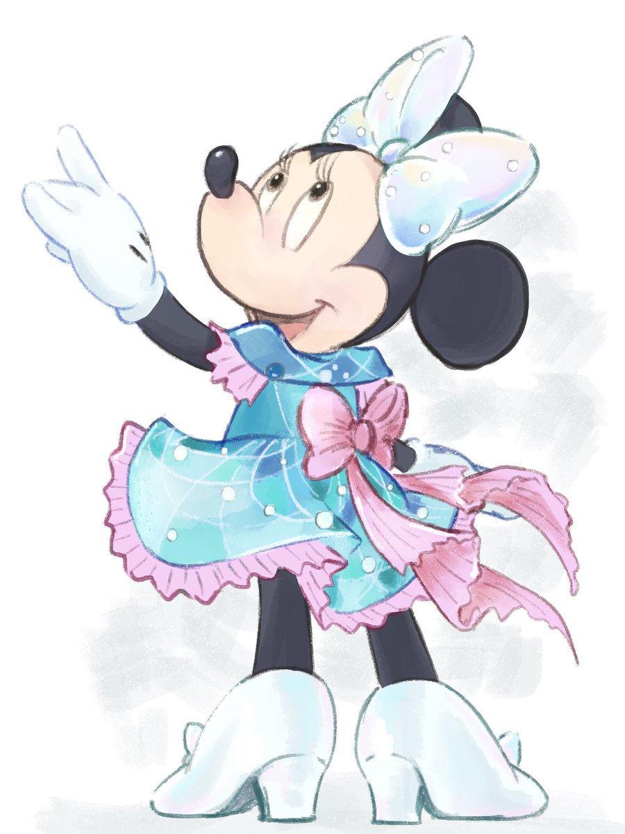 hiro_pon_ta's tweet photo. 投稿の仕方も忘れくらい久々です
ビハビリでミニーちゃん描きました https://t.co/jLAzN9U9Qv