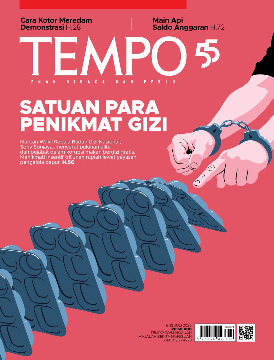 tempodotco's tweet photo. BGN makin layak disebut "bancakan gizi nasional". Mantan Wakil Kepala Badan Gizi Nasional Sony Sonjaya mengungkap ada puluhan pejabat, orang-orang dekatnya, dan elite BGN yang mendapat keuntungan dari anggaran makan bergizi gratis. https://t.co/eRVGBIDKei