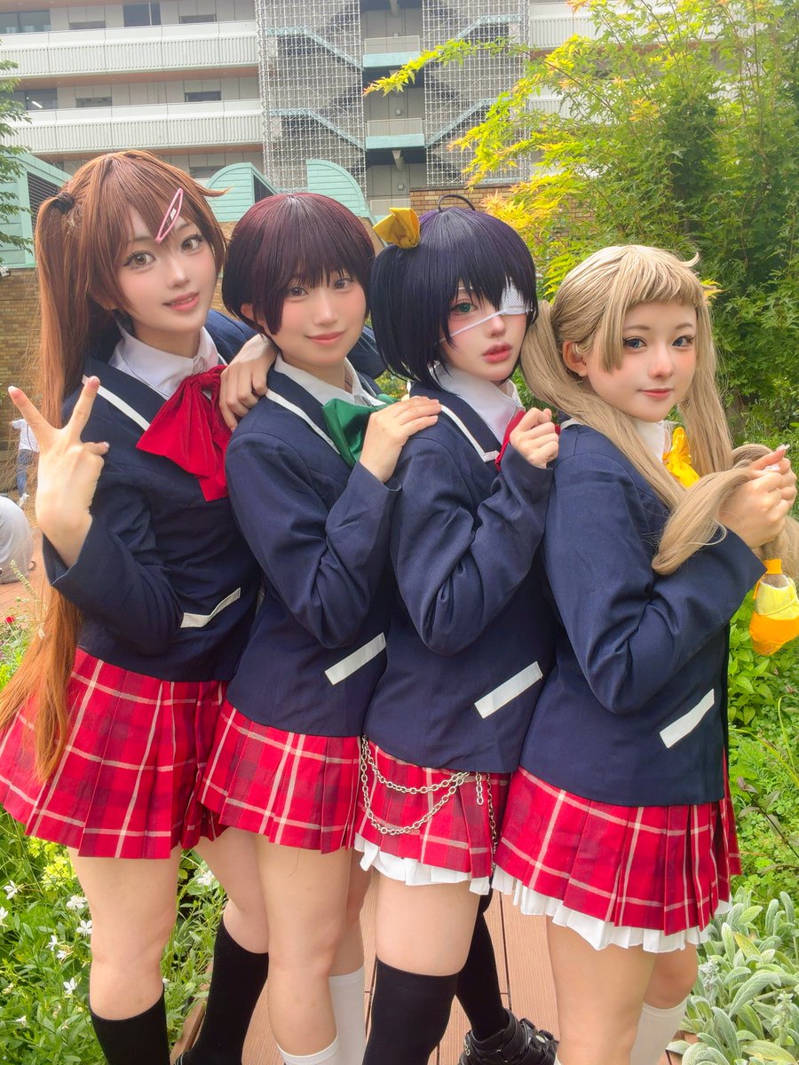 Nimo_mizuumi's tweet photo. #アコスタ池袋  中二病でも恋がしたい！

ほぼリアル身長併せでした💖💖 https://t.co/4Eep8QEBXR
