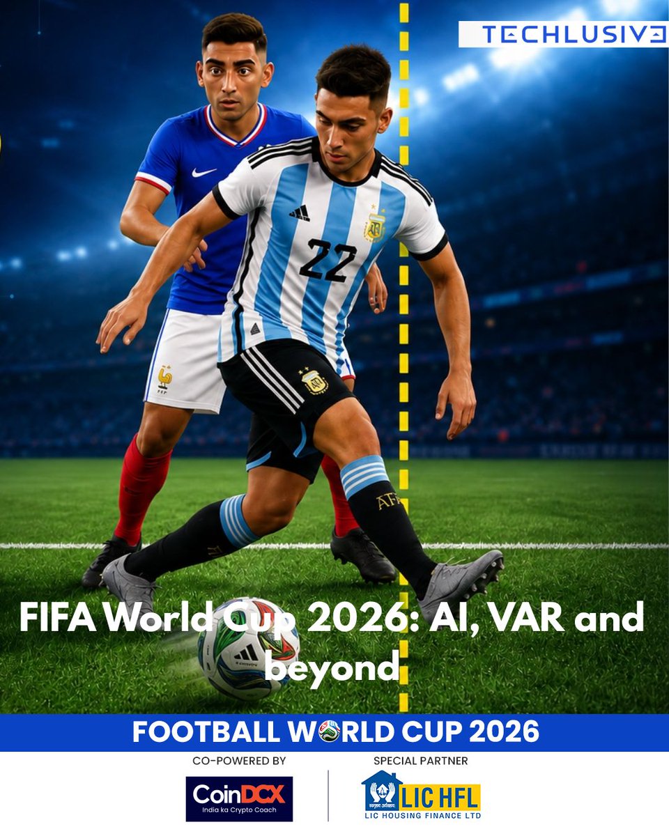 TechlusiveOFCL's tweet photo. FIFA World Cup 2026: New technology fans should know
#TechlusiveCards #2026FIFAWorldCup #FIFAWorldCup2026 #GoalFIFA2026 #ZeeDCX #CoinDCX https://t.co/PN8lFxMr1O