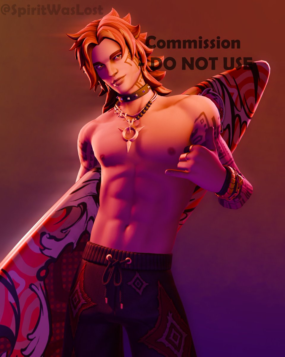 SpiritWasLost's tweet photo. Beach Beast Lucien - C[-]mmission for
@furzz__ (posted at their request) 

#FortniteArt https://t.co/HUSY1GkuIk