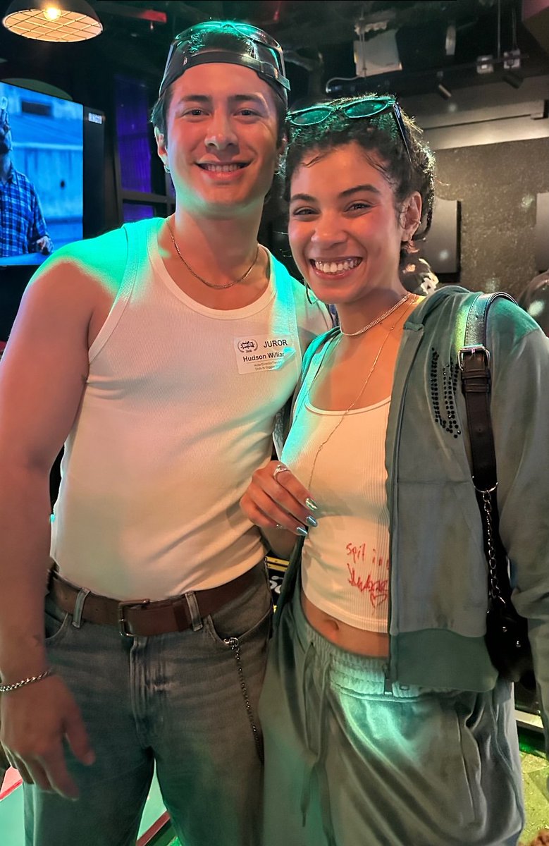 hudsonwonline's tweet photo. Hudson Williams at the 2026 Run N Gun Film Festival after-party last night (via mars.moreira) https://t.co/oBZ5awhiT0
