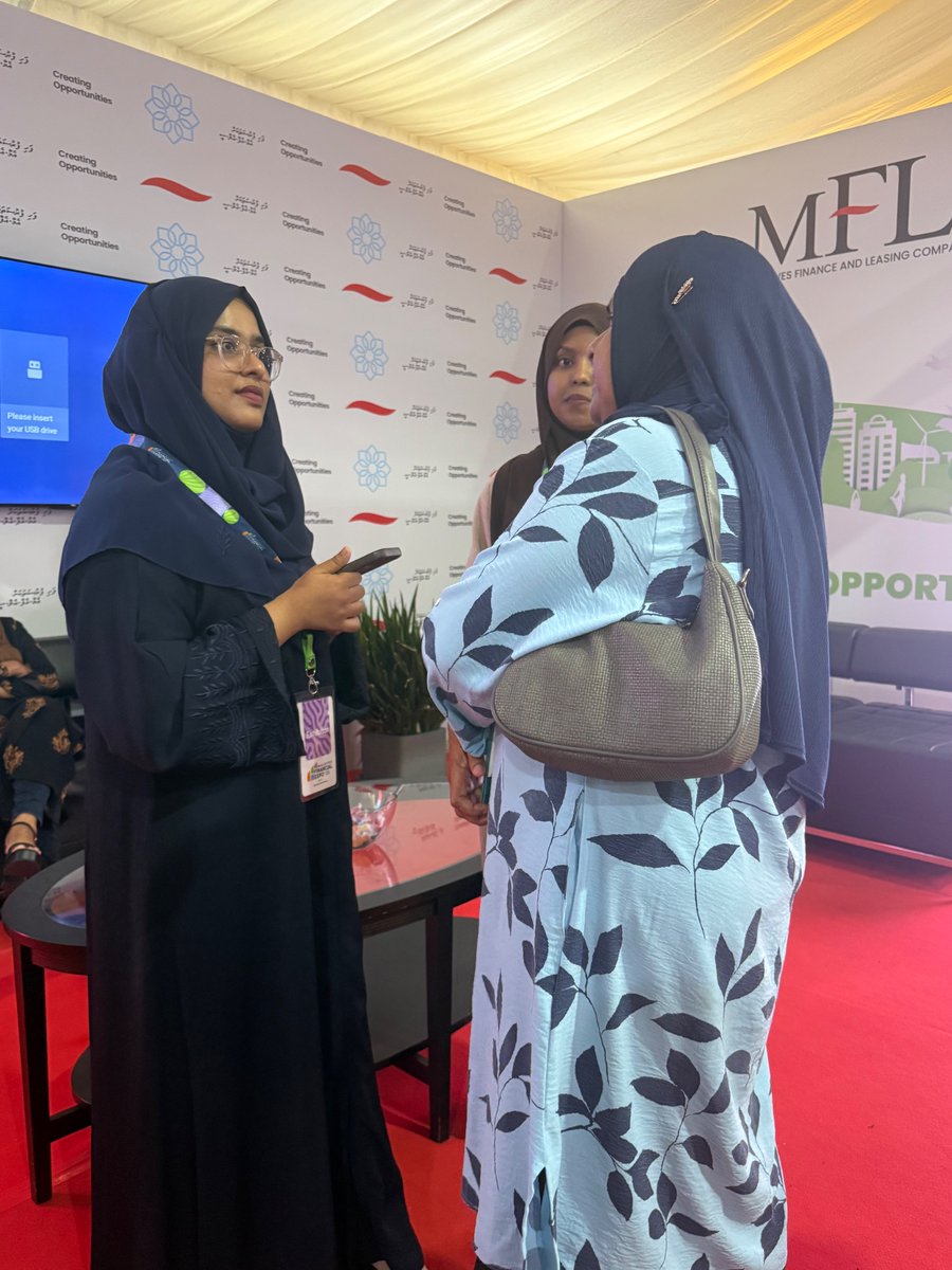 mflcmv's tweet photo. The Expo may be over, but your financial journey is just beginning.
A heartfelt thank you to everyone who stopped by the MFLC stall during Financial Expo 2026. We truly enjoyed connecting with you.
#MFLC #CreatingOpportunities #MaldivesFinancialExpo2026 #MFE2026 https://t.co/LFjyNh6FXZ