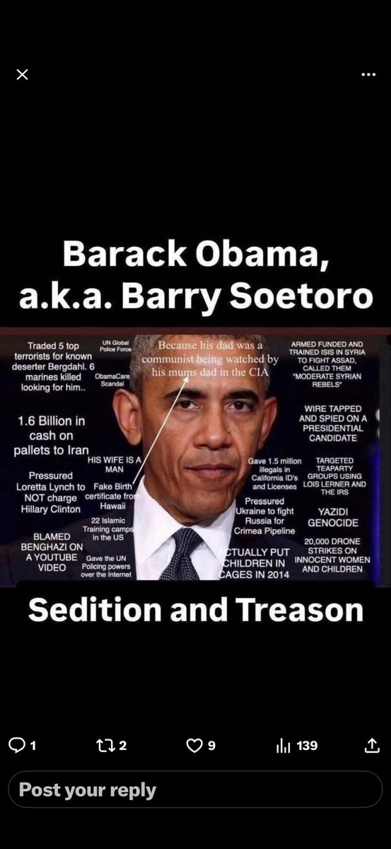 Georgeevans2051's tweet photo. @w_terrence Terrance❗ All you have to do is tell Barack Obama AKA Barry Soetoro  the truth ❗ Republican party was started to combat slavery. https://t.co/ZtilDesQz2