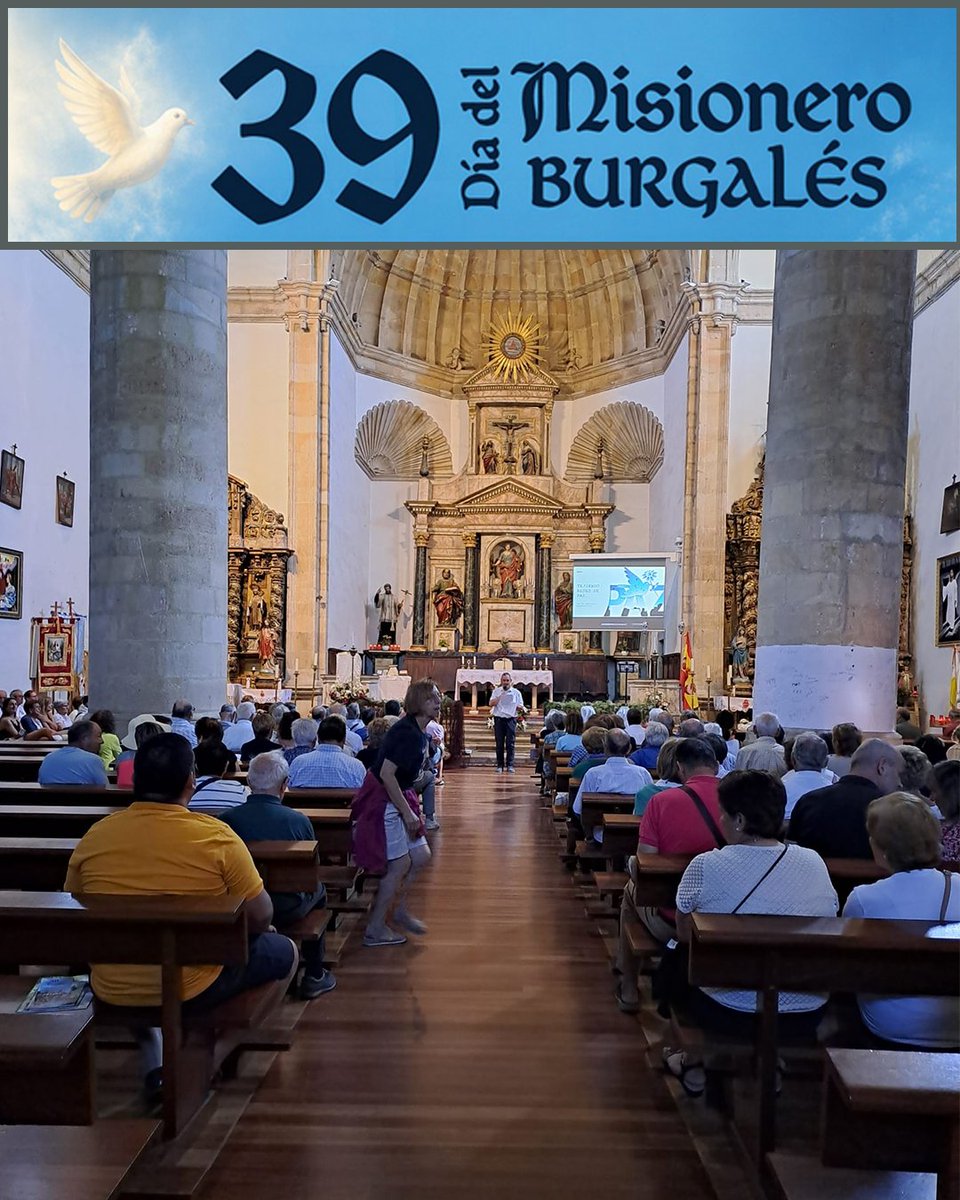 Misiones_Burgos's tweet photo. 🕊️ 39º Día del Misionero Burgalés 💙
Gracias a todas los #misioneras y #misioneros burgaleses por vuestro testimonio de entrega, esperanza y amor. También a vuestras familias, que os acompañan y sostienen desde aquí con su cariño y su oración. https://t.co/SS2kQdT8Mo