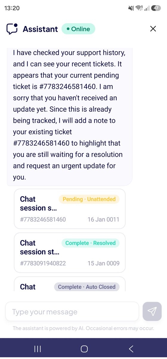 lovepriit's tweet photo. I've been trying to reach @Lenskart_com @LenskartSupport daily, but their AI support just keeps creating tickets, and it seems like no human agent is actually checking them or getting back to me.
@peyushbansal could you please take a look at how your company is operating ? https://t.co/LPyQhQiD2K