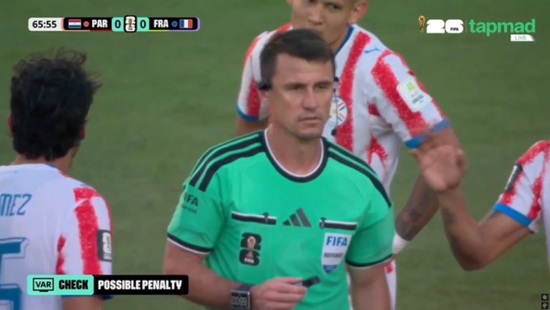 UtdTony1's tweet photo. 🚨🎙️ Toni Kroos on the refereeing in the France vs. Paraguay match: 🇫🇷🇵🇾

"Can you believe that in the 21st century we're still seeing things like this in football? The referee was right in front of several incidents that clearly deserved fouls, yet he chose to wave play on.

What's the point of having a referee in the middle of the pitch if obvious fouls are simply ignored? I've never witnessed officiating like this in my football career. For me, the refereeing was the biggest problem because you cannot see challenges like these and pretend nothing happened.

I really can't appreciate the officiating at all. Even VAR failed to intervene on several dangerous fouls. When both the referee and VAR ignore repeated incidents, people will inevitably question whether those decisions were intentional. It creates the impression that France were not being given fair protection and that their opponents were allowed to gain an unfair advantage.

We've seen too many questionable decisions and too many obvious fouls ignored throughout this tournament. Is this supposed to be football or rugby? It's disappointing that we're still witnessing this kind of officiating in modern football."