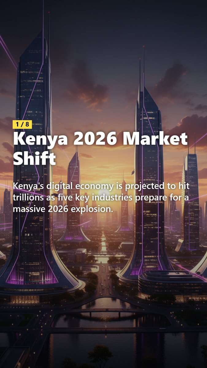 Mjpostpost's tweet photo. Unlocking Kenya's Most Lucrative 2026 Business Frontiers

Kenya’s economy is changing FAST! 🇰🇪 By 2026, these 5 sectors will dominate. Are you ready to pivot? 🚀 Check out these trending business ideas that are set to explode in the next 24 months. Don't get left behind in the old economy! 💰📈