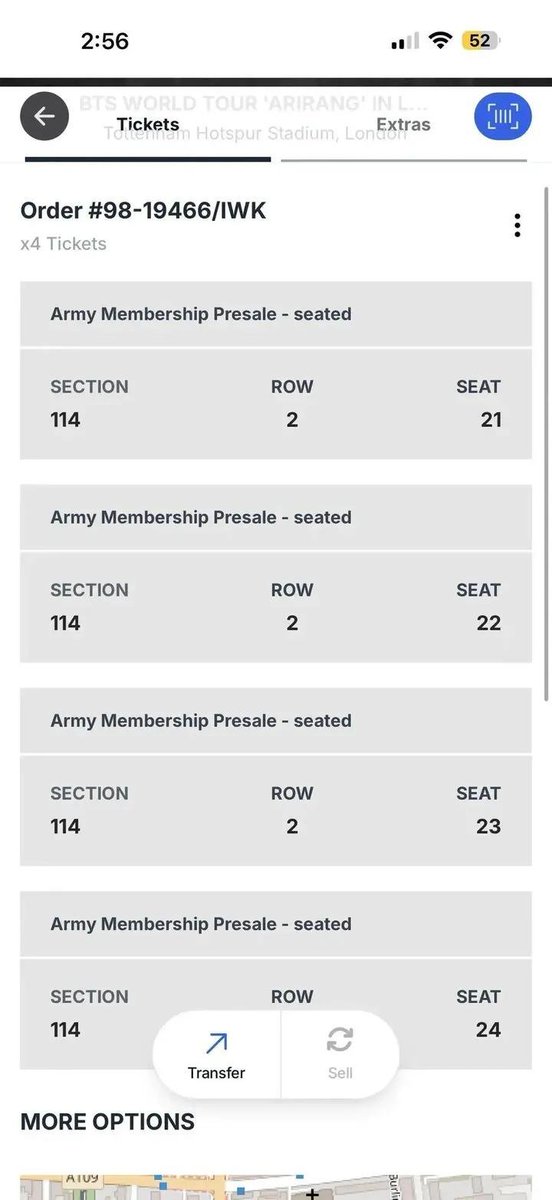 kennicks_2003's tweet photo. 💜 BTS World Tour – London (July 6) 💜

Selling 4× tickets 🎟️
📍 Section 114, Row 2

✔️ Transfer via Ticketmaster
✔️ Can sell separately

📩 DM me

#ARIRANGTOUR #BTSLondon 
#BTS_ARIRANG_TOUR_IN_LONDON https://t.co/3VVYofdqLr