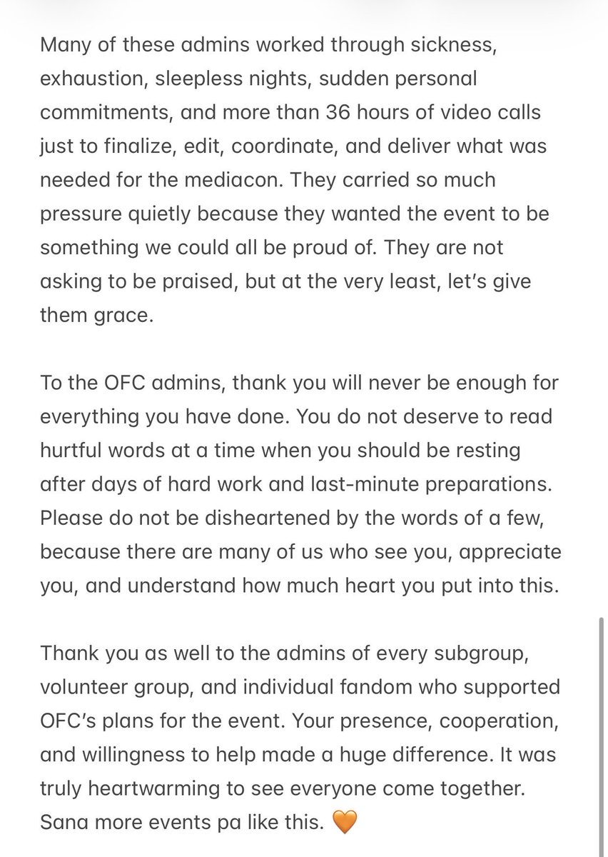 wilbeatwts's tweet photo. just some fanmily thoughts that i can no longer keep to myself. sana these words reach you the way my heart intended them to. https://t.co/NCGfTAwUBR