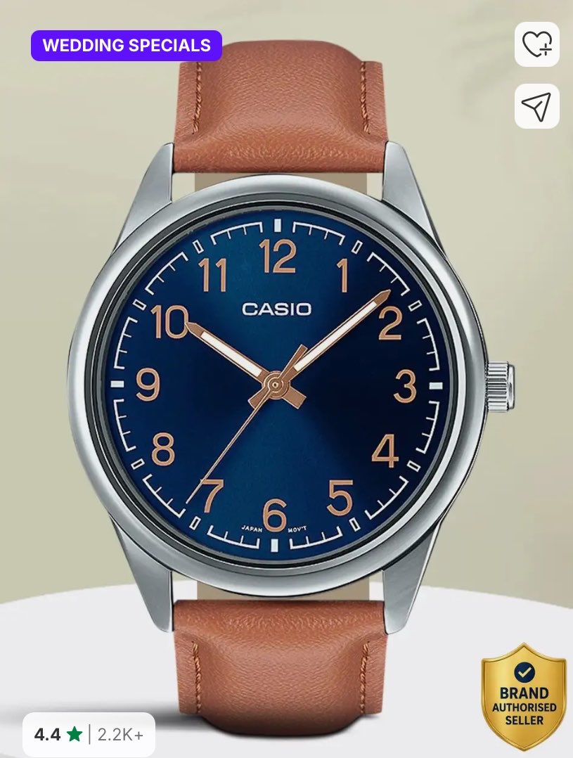 Tech_glareOffl's tweet photo. Casio Watch for ₹968.

https://t.co/J0cAkHzUry 

https://t.co/BFhRIB3ccF 

https://t.co/QRVDWX3Bnw 

Apply 15% Off Coupon https://t.co/7gpSkywDof