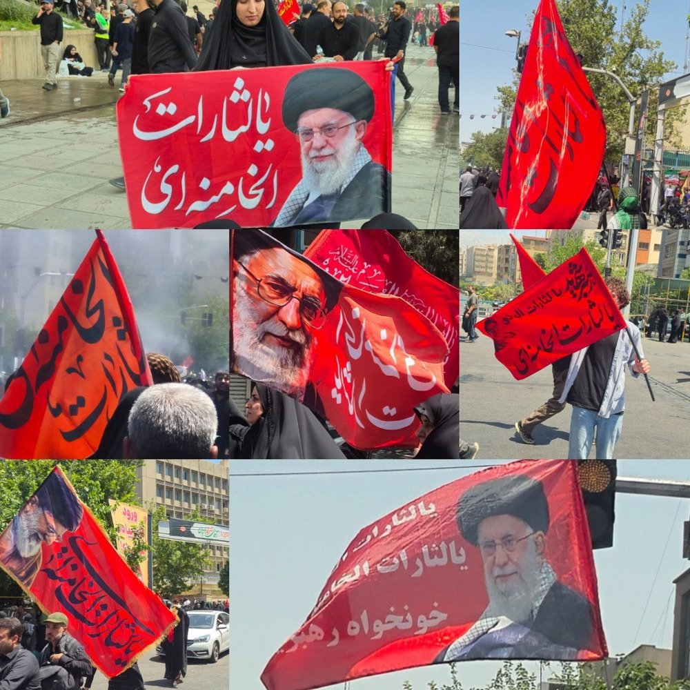 mohi78sh's tweet photo. میلیون ها ایرانی با گام هایی استوار و قلبی اندوهناک خونخواهی رهبر شهیدمان را مطالبه می کنند.
#باید_برخاست
#منادی_بعثت https://t.co/5QohqoVawz