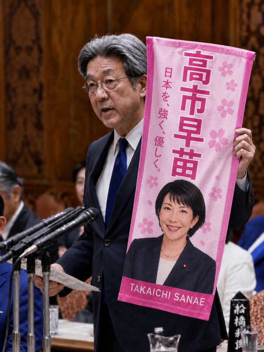 Beauty_Turtle_H's tweet photo. 次のネタを公表！
早苗タオルを追求します！
#野党連合 https://t.co/MpRnRsqNcw