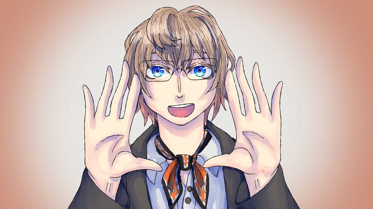 run_e_run_e's tweet photo. #かくにーずと繋がりたい
詠太が初めてのVtuberなほどV初心者です！
ファンアートを描きます。
かくにーずのお友だちが欲しいですー
※たまに非公式衣装を描くので苦手な方はご注意を https://t.co/igrg5QDwq3
