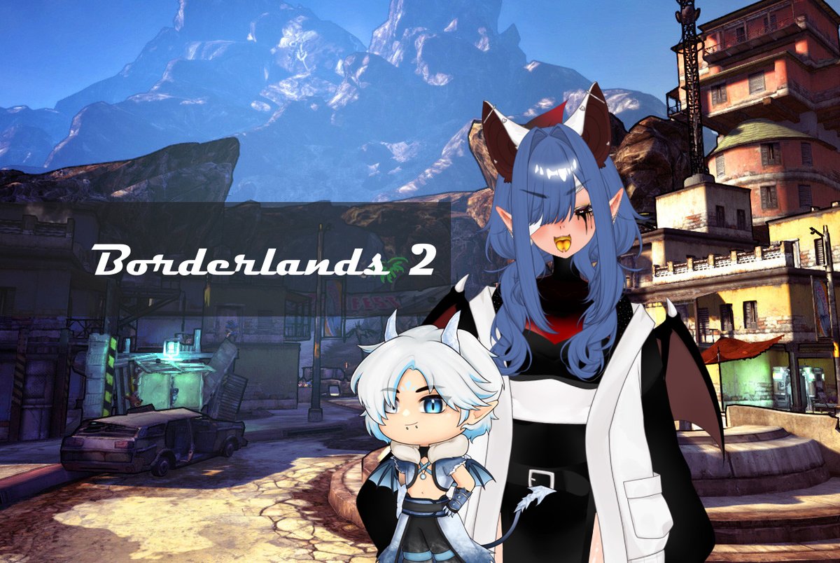 VampyDarling's tweet photo. Borderlands 2 w/ @LumiAyashi, we on day 2 of trying to beat these games like we haven't 10 plus times already. https://t.co/MiyzlnQGt3 https://t.co/5toRgS66JV