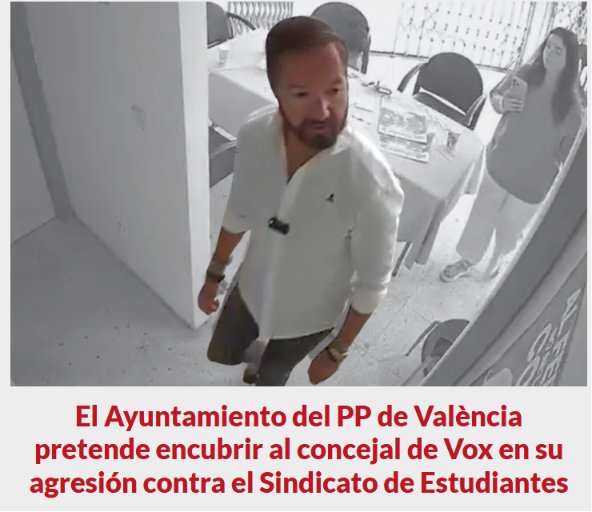 Carl0smoreno's tweet photo. Que el PP iba a blanquear y justificar el allanamiento del local del sindicato de estudiantes, ni cotizaba. Cargarse los derechos de los sindicatos es de primero de fascismo. 
https://t.co/Lsd42jIy9M https://t.co/g128HxQ3UH