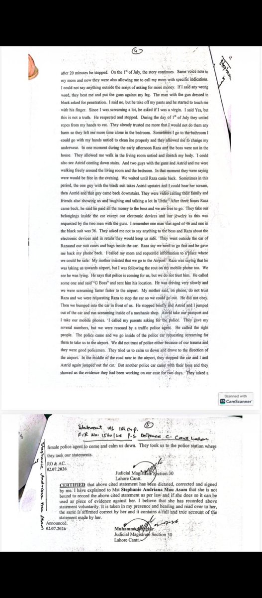 Hania_butt1's tweet photo. Foreign Woman Statement Before the
Magistrate.
#KashmirRejectsJAAC https://t.co/m9bYdgShKe