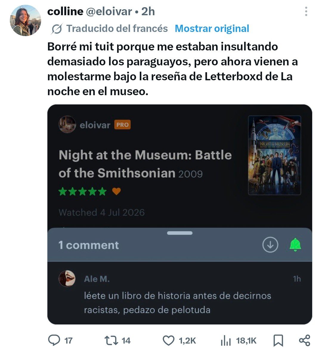 Esperanza tweet media