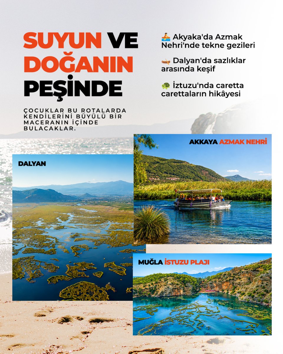 themoosebay's tweet photo. Yaz tatili çocuklar için hareket, keşif ve bolca oyun demek. Bu nedenle rota seçerken sadece manzaraya değil, birlikte yapılabilecek aktivitelere de bakmak gerekiyor. Kano, bisiklet, şelale yürüyüşleri, tekne gezileri, kuş gözlemi ve doğayla iç içe küçük maceralar... Çocuklarla birlikte keşfedebileceğiniz, güvenli ve aile dostu 6 doğa rotasını The Moose Blog'da bir araya getirdik. 
Senin favorin hangisi?
🚣 Akyaka
 🚲Sapanca
 💦Kazdağları
 🌲İğneada
 🏡Ormanya
 🦆Dalyan