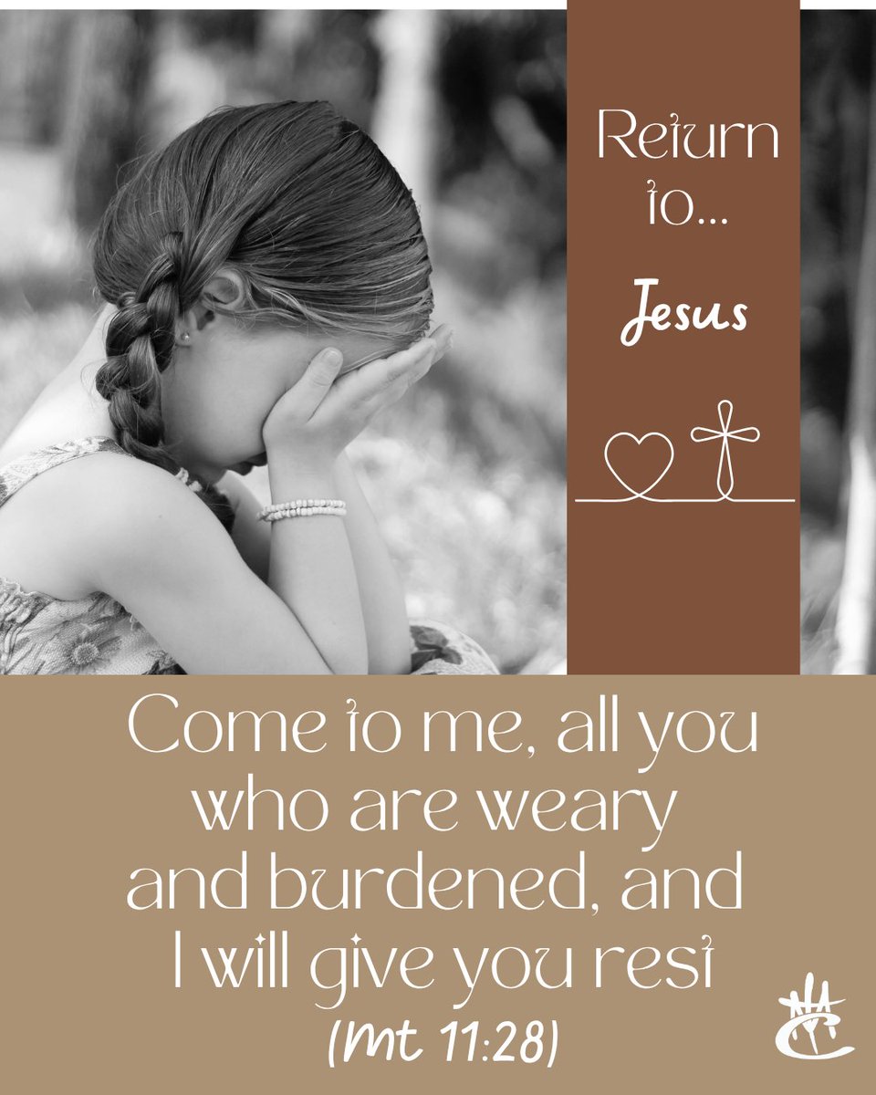 ConsolacionNSC's tweet photo. 🇺🇸 “Come to me, all who are weary.” We all know the tiredness of the heart. Jesus asks for no more effort, only that we come 🤲. He knows our burdens. We do not carry them alone 🌿✨. #Return #Consolation #ConsolationFamily https://t.co/efGVb04kpS
