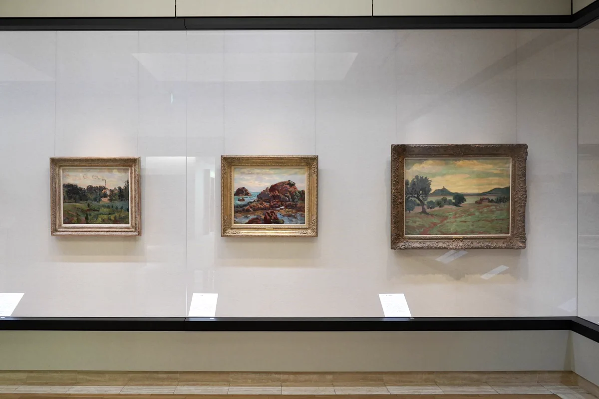 1970年代 名画 絵画 松岡眞サイン付 「鎧戸のある建物 」ヴィンテージ 松岡美術館 (@matsu_bi) / X
