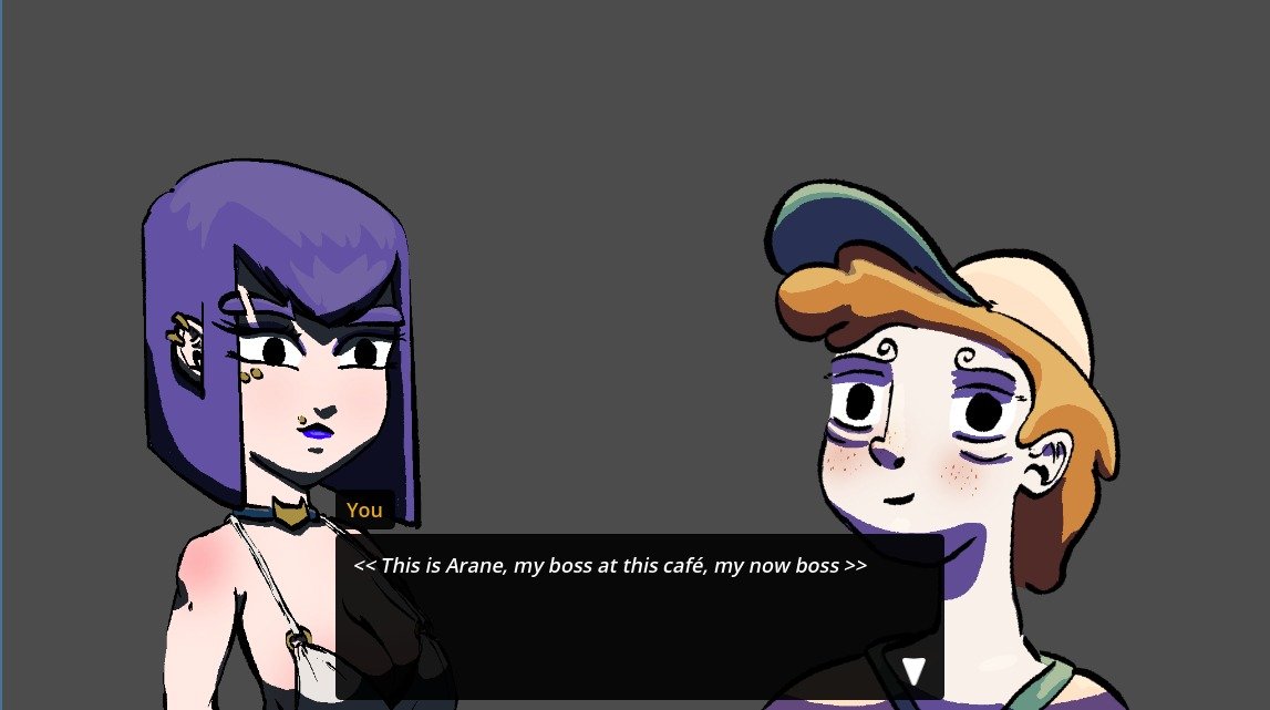 theBuncult's tweet photo. Some broken testing text #oc #indiedev https://t.co/ryfrHzJAYz