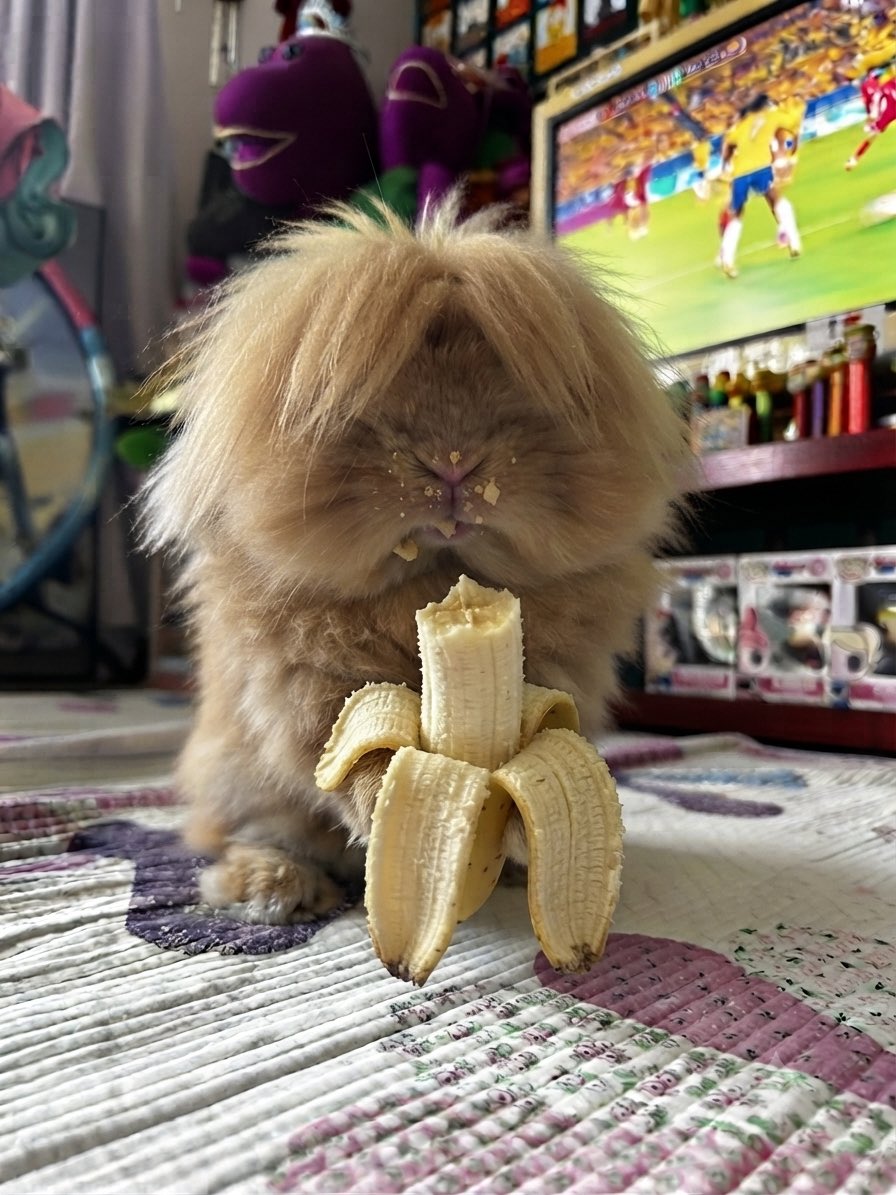 mojamojumojo's tweet photo. @aoi_ryu_VTuber モジョ「確かに！食べ過ぎはよくない！みんな真似しないよーにねー！🍌🍌」 https://t.co/iqvg8O9jtb