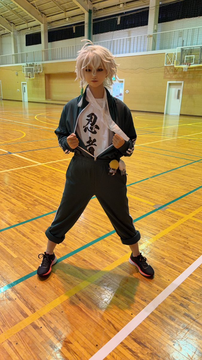 KaiRu_cos_95's tweet photo. 運動会お疲れ様でした！
宮城まで帰ってきました〜
ひっさびさの運動楽しかったです！
人見知りで自分からはあまりお話出来なかったけどﾄﾞﾊﾟｶﾞｷ楽しかったです！
クソダサいジャージの着方してたんですけど可愛いって言ってもらえました💕
 #滾れ小暑の2434運動会 https://t.co/JXEKMvz9TS