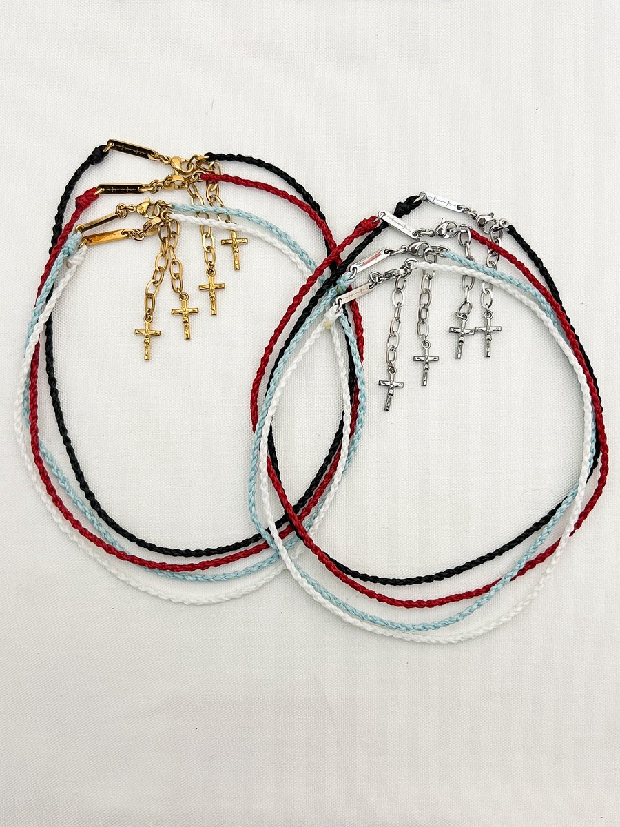 sachi1103's tweet photo. ✞

【 ステンレス 4編コード
ネックレス &amp; ブレスレット 】

すでにお持ちのネックレス&amp;ブレスを
引き立ててくれる存在
シンプルで使いやすいデザインです。

アジャスターチェーン端には
新登場の小さなキリストクロスを！

https://t.co/himERq46WK https://t.co/1XzxRUiC2L
