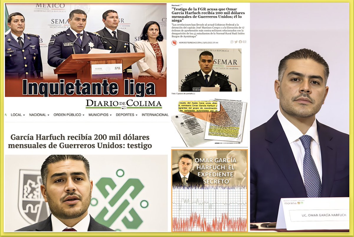 VaxTamaulipas's tweet photo. #cdmx #culiacan #guadalajara #tijuana
“ME MANDÓ AMENAZAR HARFUCH”: ABOGADO del CHAPO ANUNCIA ENTREGARÁ a EE.UU LISTADO de 32 FUNCIONARIOS al SERVICIO del CRIMEN que dicen COMBATIR…y vayan adelantando las siglas “OGH”. https://t.co/WSxkE8ZMmC https://t.co/pJOo3ifqrQ