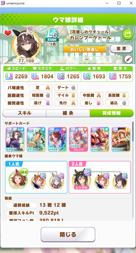 mobumamusumeika's tweet photo. スピ2スタ2メモ
・ジュニア、シニアでスタミナそんなに踏まなくていい普通に溢れる(溢れるならスピ優先)

・ジュニアはパワ根性に2人位いたら友情1人よりそっち優先でいい感ある

・賢さはジュニア、クラシックで優先で上げたい
賢さ＋1人トレ > 2友人スピ、スタ

・序盤スピスタはバランスよく https://t.co/ud09sp7K9l