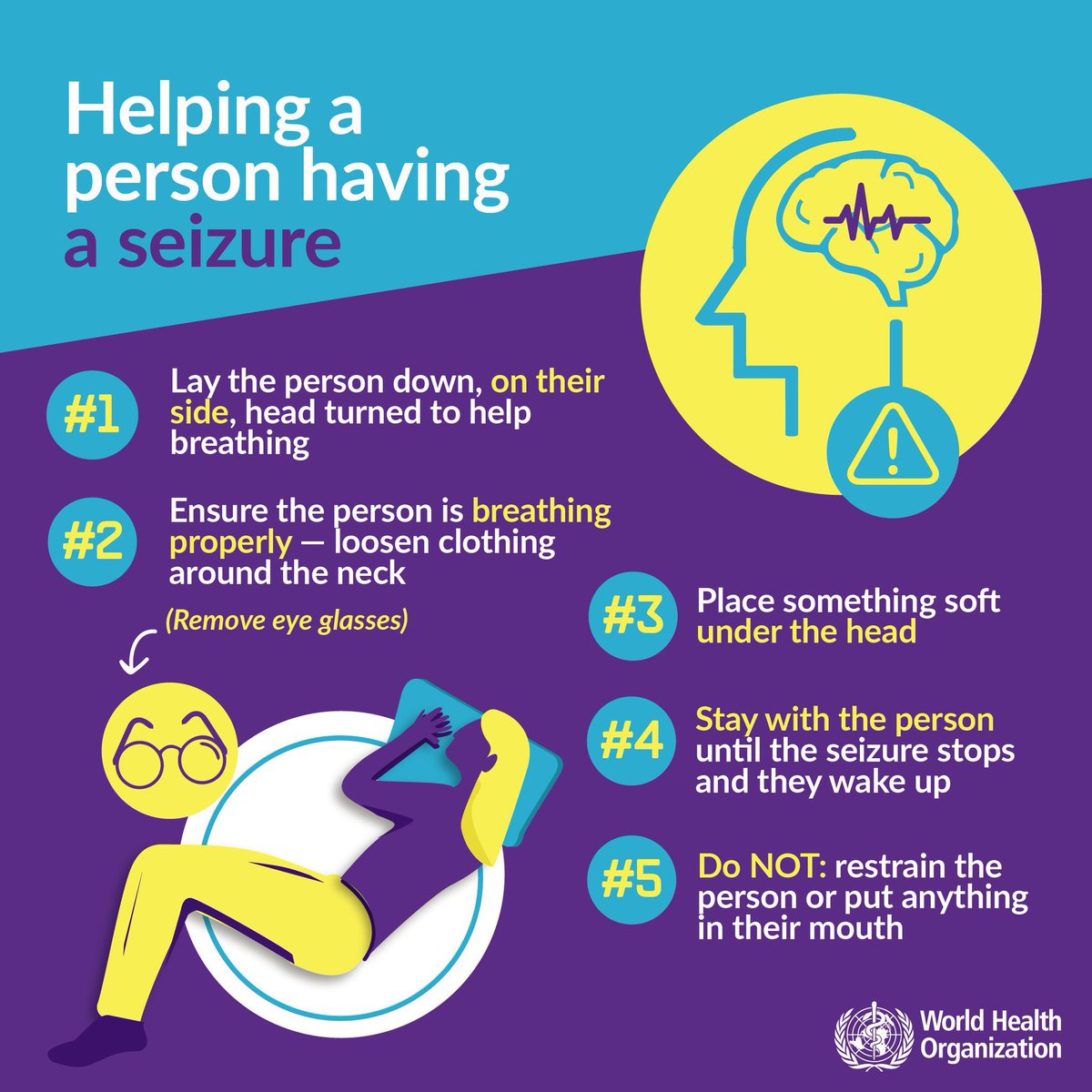 setiogi's tweet photo. 💜 Seeing posts about an ARMY in Brussels who had a seizure during the concert, so sharing these info on signs of a seizure &amp; how to help a person having a seizure.

Hope this is useful - in case you see someone having a seizure in future concerts [hopefully not!], or elsewhere. https://t.co/bIhMt2gkYb