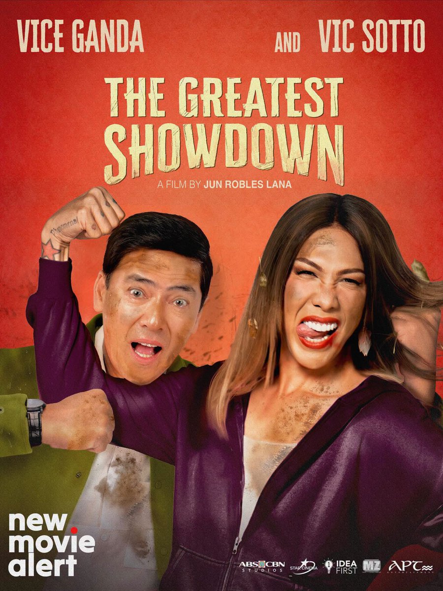 kowalerts's tweet photo. Ang Pinaka-riot na COMEDY FILM of All-Time! Mangyayari na! 

Abangan ang kauna-unahang pagsasama ng mga Box Office Superstars na sina #ViceGanda at #VicSotto 

#THEGREATESTSHOWDOWN 
Coming this 2026 in Cinemas Nationwide! https://t.co/Cghu9ptwmH