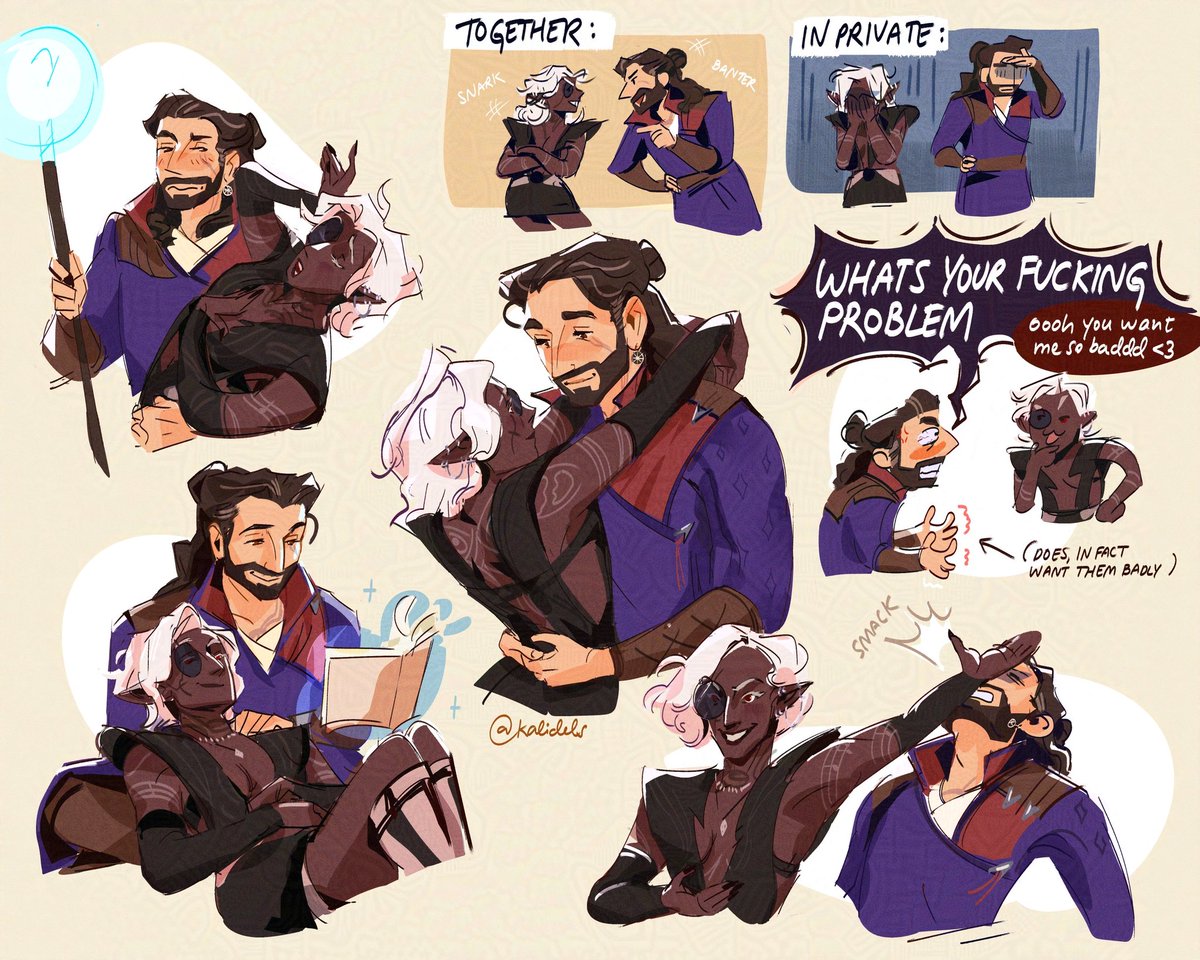 kirkwallpaper's tweet photo. Them! (art by @/kalidels) https://t.co/7xeQX2XFyS