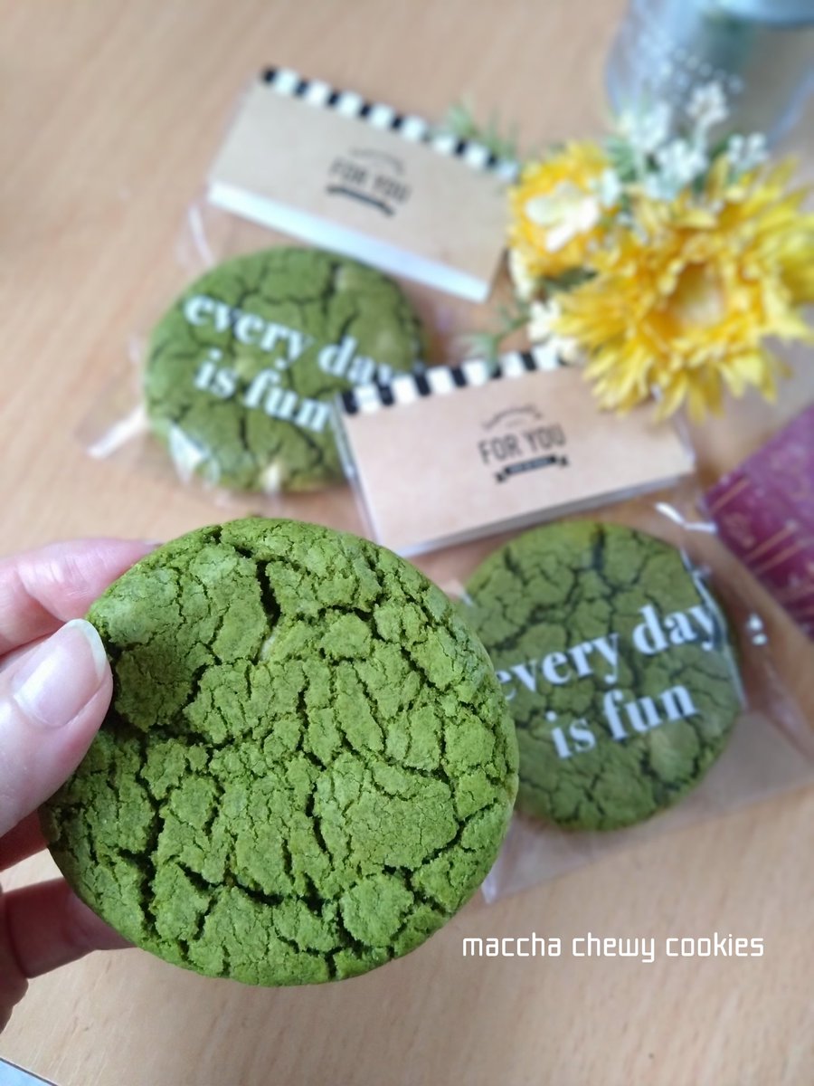 B86gt's tweet photo. 🍪抹茶チューイークッキー https://t.co/o3NP0xesJm