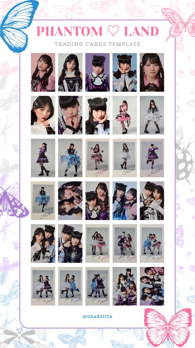 dearsiita's tweet photo. 🦋 phantom ♡ land trading cards template

#ファントムシータ #phantomsiita https://t.co/ytyEOLCjCx