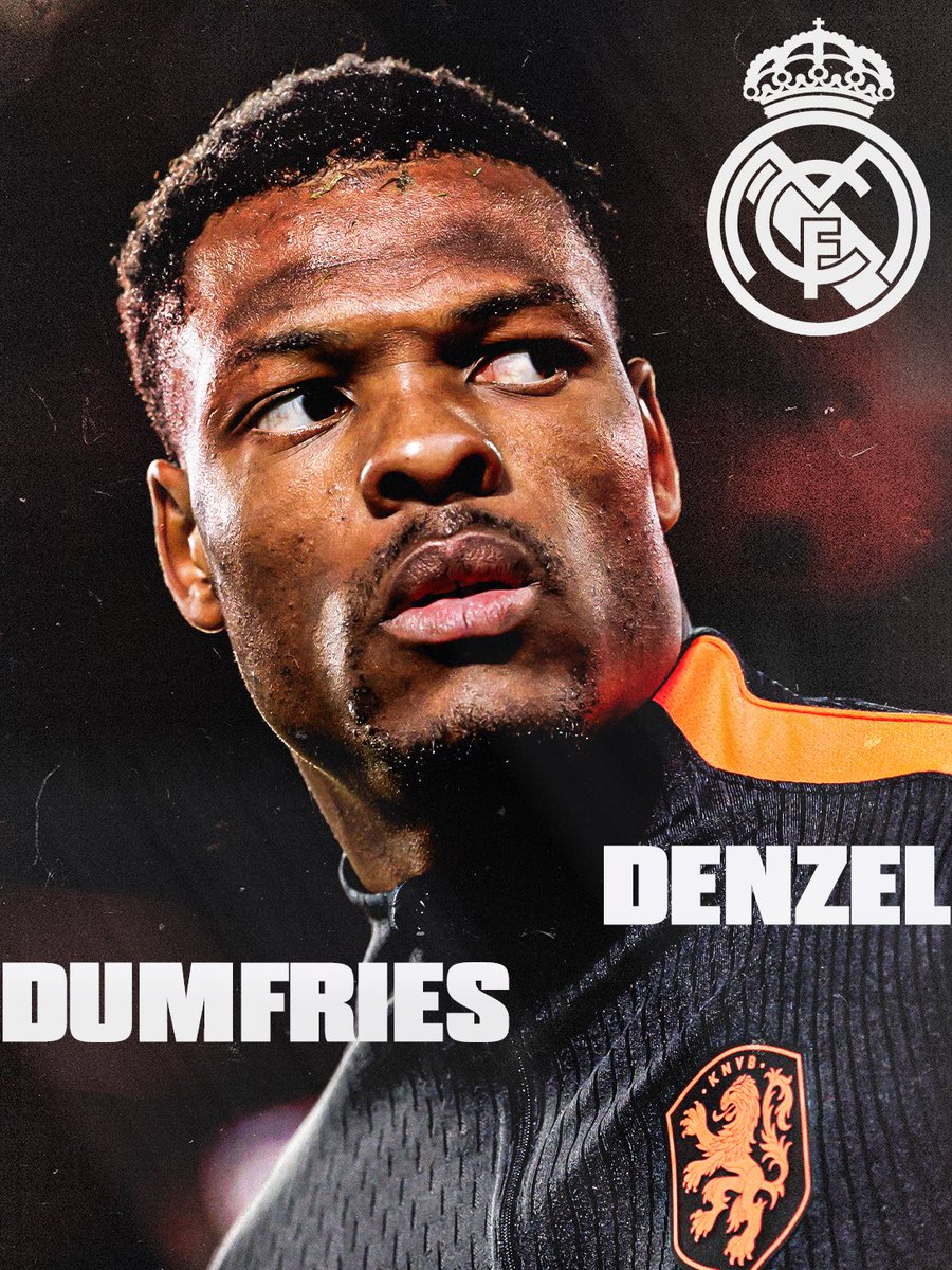 OnsOranje's tweet photo. 🚨 COMUNICADO OFICIAL 🚨

Best of luck at @RealMadrid, Denzel! 🧡
We're proud of you! 👏

#NothingLikeOranje #WelcomeDumfries https://t.co/9eJZVrnA3N