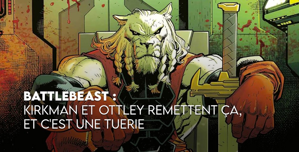 ComicsOwl's tweet photo. Kirkman et Ottley de retour dans l'univers d'Invincible avec Battlebeast - Le Fauve de combat et c'est une vraie tuerie. Notre critique du tome 1 est en ligne ! #Battlebeast #Invincible #Comics #Kirkman #Ottley
https://t.co/zbUslF8YoV https://t.co/MlzMFjZjlz