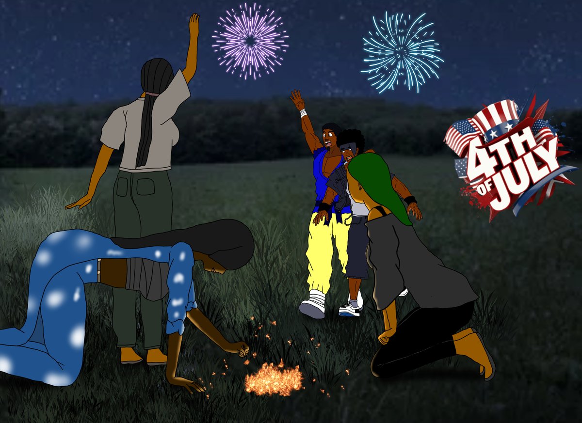 t1mmypsp's tweet photo. it ain't the 4th of july without your big bro dragging you to see everyone, am i wrong? 🤣 #hd #4thofuly #family #fireworks https://t.co/JXWmSq59KZ