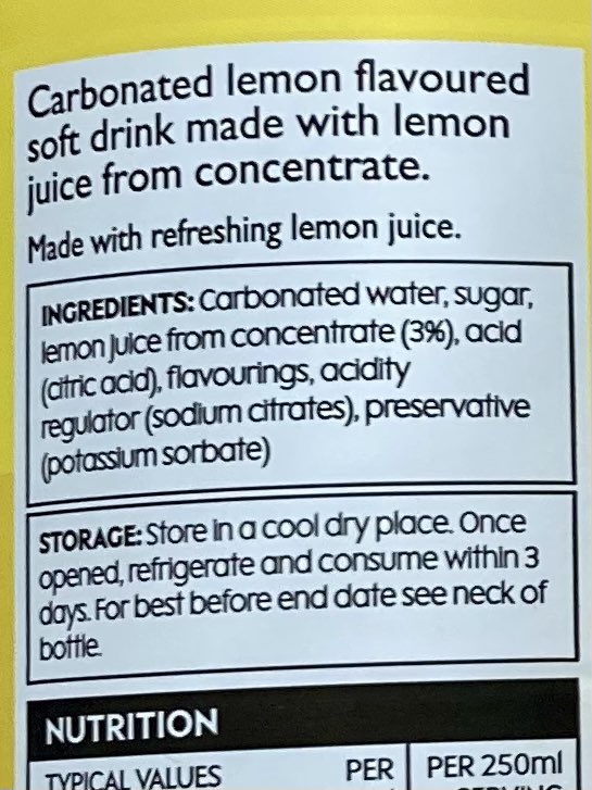 molmutius's tweet photo. As far as I am aware, this is now the only unadulterated classic clear lemonade you can now purchase in the United Kingdom of Great Britain and Northern Ireland.  

Thank you Waitrose!

#WeWantProperPop #DropTheSugarTax https://t.co/6YpvEfIxPO