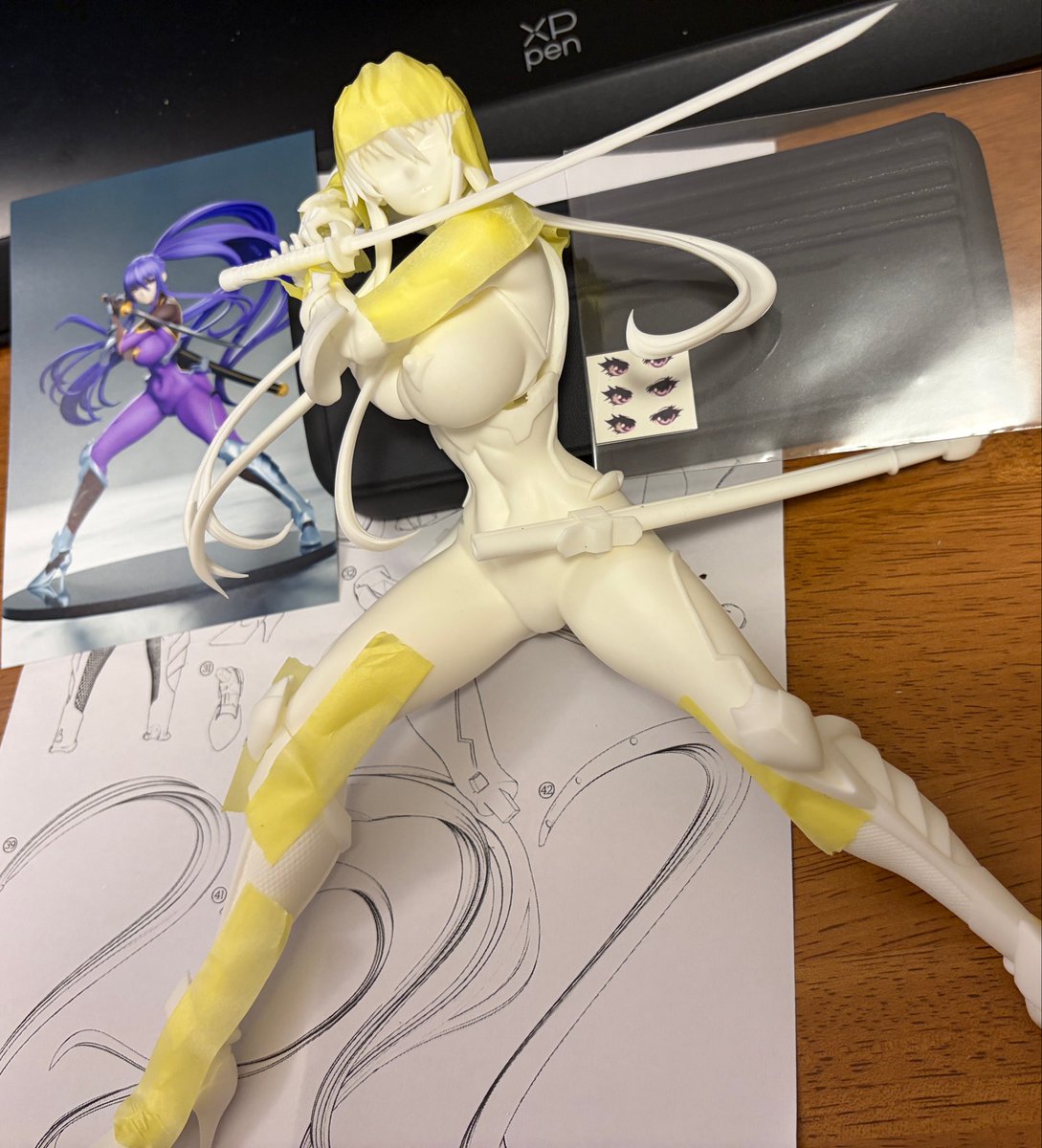 Reg0t1's tweet photo. ←コレが、こう→
ガレキ初挑戦でこれは…無謀か⁇
なんとなく仮組みしててなんとなく、凄い難しい事は感じた… https://t.co/DlS11X0Z3E