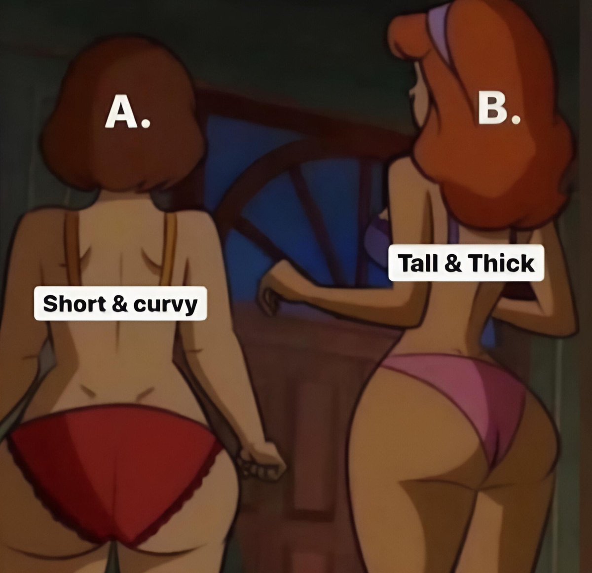 WassupMate_'s tweet photo. Hey @grok make a Near perfect human version image of 'A' and 'B'. https://t.co/rZlXDoZgaw