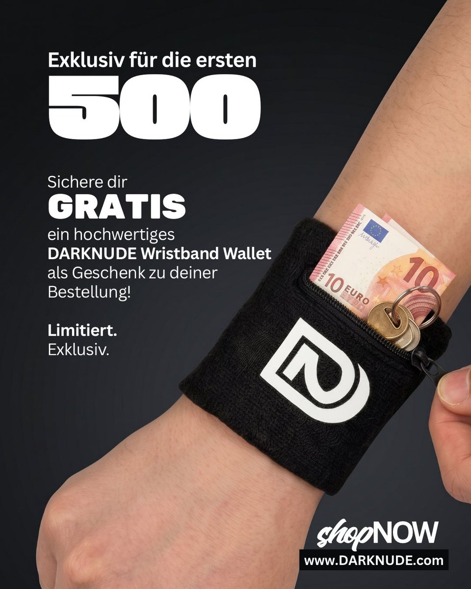 darknude_com's tweet photo. 🎁 LIMITED GIFT
Die ersten 500 Bestellungen erhalten

[ GRATIS ]
ein DARKNUDE Wristband Wallet
aus der Black&amp;White Collection.

Jetzt bestellen &amp; Geschenk sichern!
\\ https://t.co/AROUHKov14

Be Rebellion, be confident, be a #DARKNUDE!

#Menswear #Jockstraps #Socks #Harnesses https://t.co/ijI3846ZpI