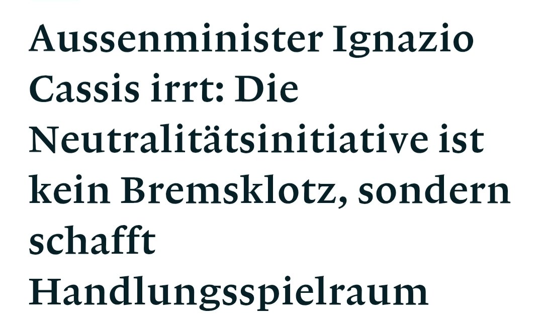 awakenwithpete's tweet photo. Die Frage muss lauten: Wo irren Cassis und seine @FDP_Liberalen
nicht? Der Bremsklotz sind sie selbst, für die #Schweiz, für die Freiheit, für echte, bürgerliche Politik. #Neutralitätsinitiative 
https://t.co/nbCNCXJF9w https://t.co/Pj2rKthvS8