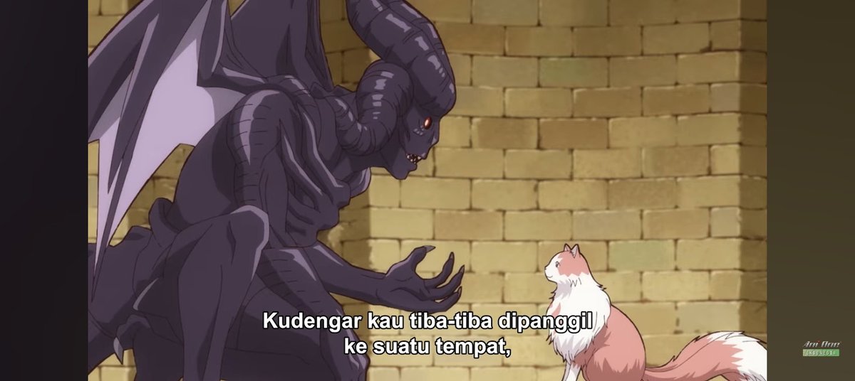 anfess_'s tweet photo. Anf! SPOILER 
siapa sangka anaknya juga ada yang demon😭😭 keren kamu buk kucing 😭😭 https://t.co/dQt8xgAYOd