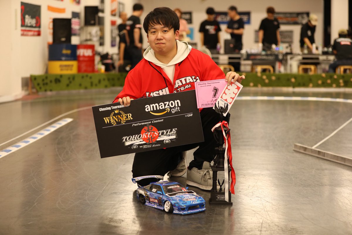 grk_rc_official's tweet photo. 東北STYLE Rd.3 JOYUS戦
結果速報❗

優勝🏆HAYATO🥇
2位 TEAM WELD やまちゅー選手🥈
3位 TEAM Reve D ソラ選手🥉
おめでとうございます🎉

素晴らしい追走シーンでした‼️
HAYATO優勝おめでとう🎊 https://t.co/e9OO7D52ts